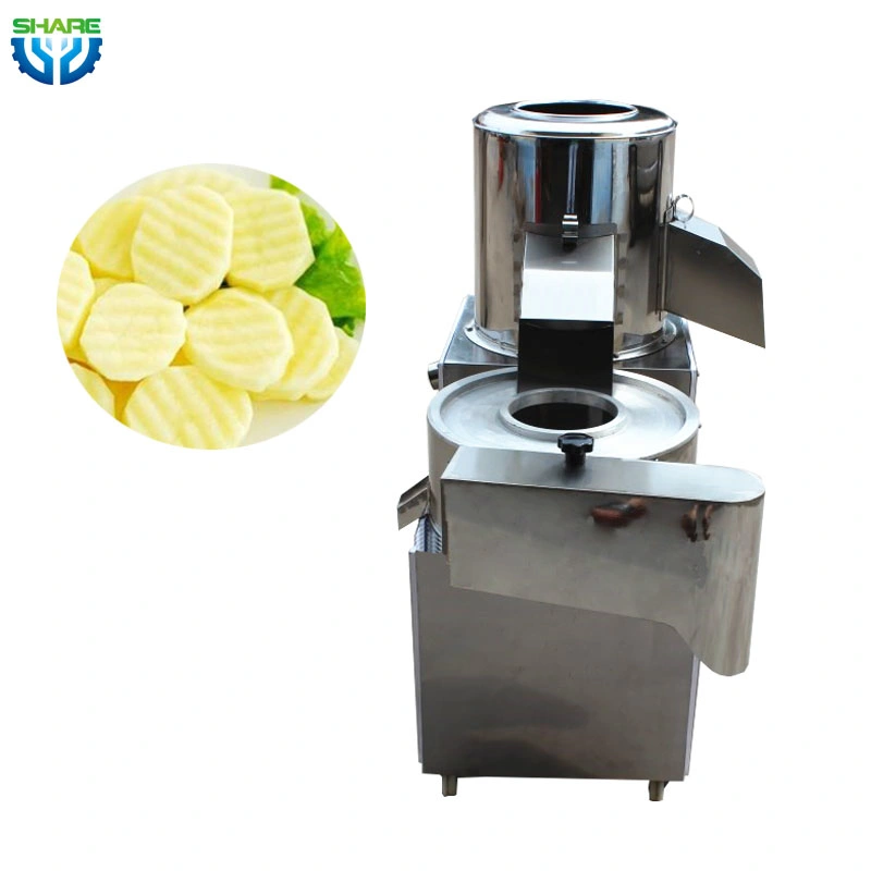 Electric Sweet Potato Peeler and Slicer Potato Washing Cleaning Cutting Slicing Machine