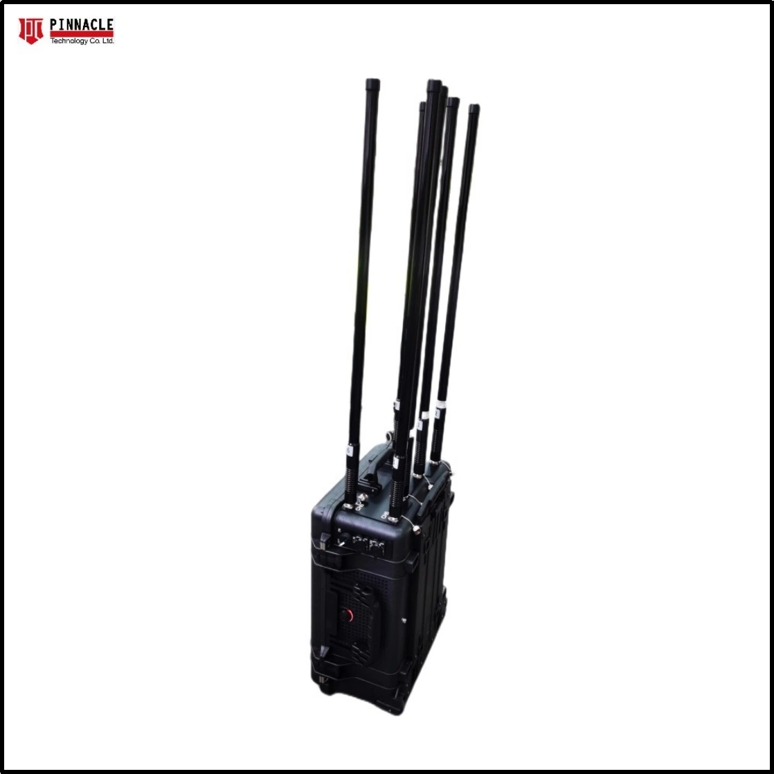 High Power Vehicle Signal Jammer for Blocking Mobile Phone 2g/3G/4G/5g/WiFi/GPS/Remote Control Signals +Internal Battery+Internal Antennas