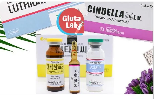 Hot Sale Korea Cindella Glutathion Vitamin C IV Injection for Whitening Glutathione Injection Lothione