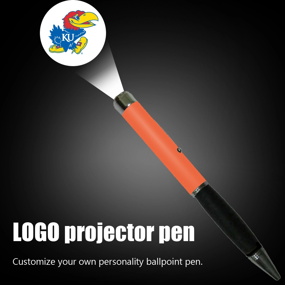 Stylo à lumière LED Comfort Grip avec projection de logo meilleur lumineux Cadeaux