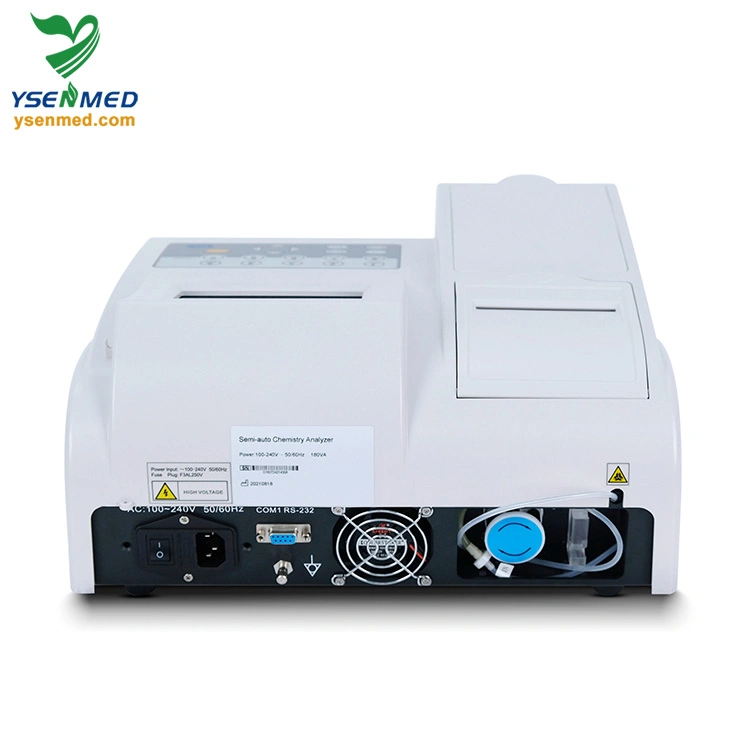 Medical Equipment Yste-21b Semi-Auto Chemistry Analyzer