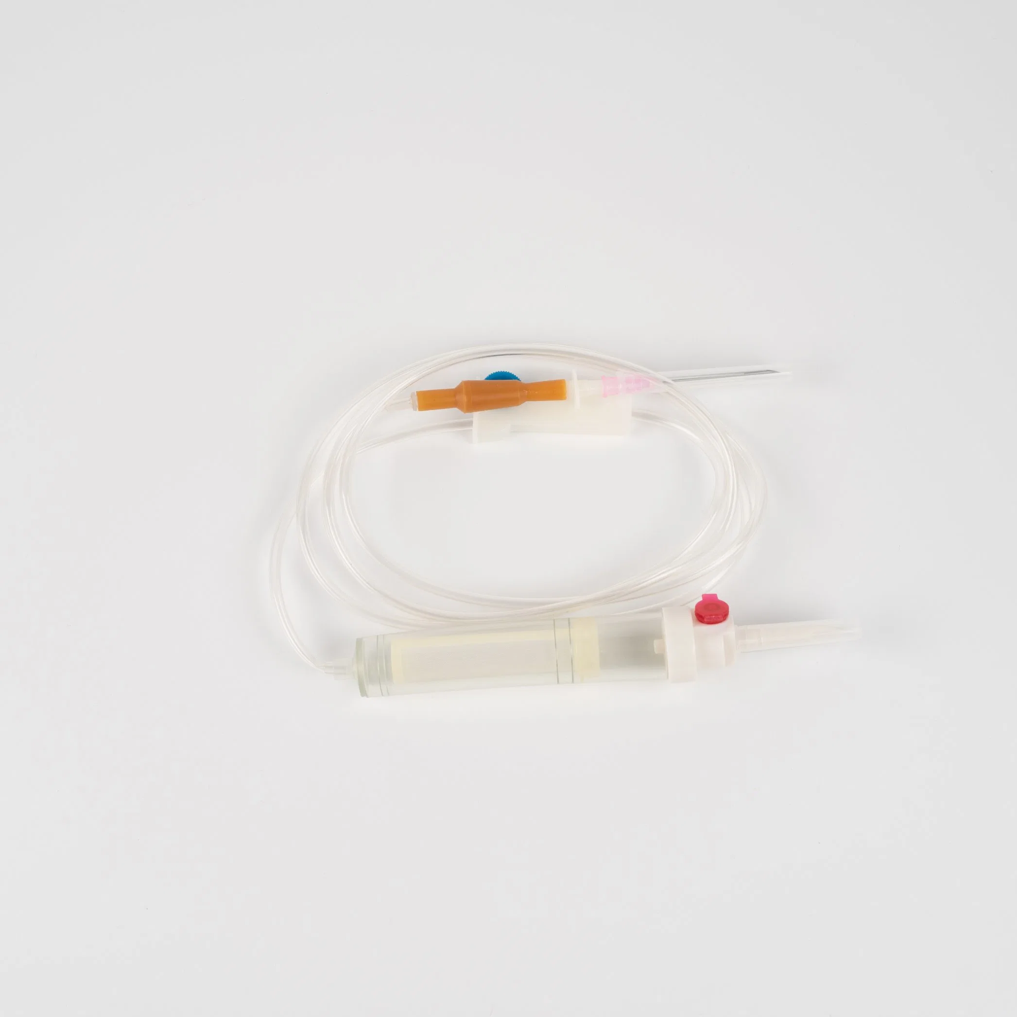 Medical Disposable IV Transfusion Set with PVC Tubing