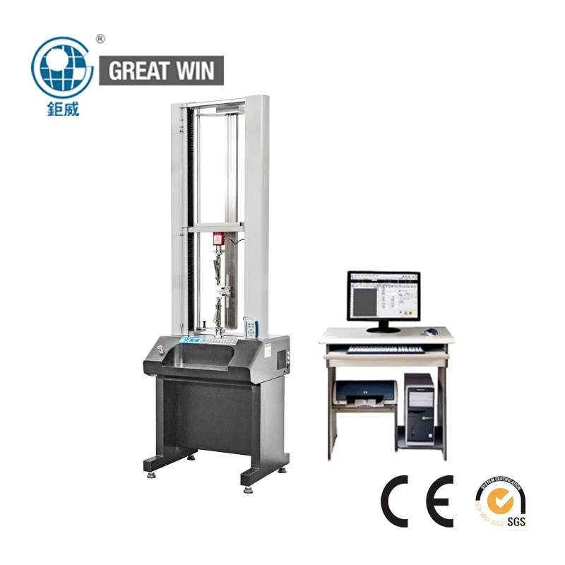 Máquina de prueba universal de tracción de caucho de cuero Great Win (GW-011A1)