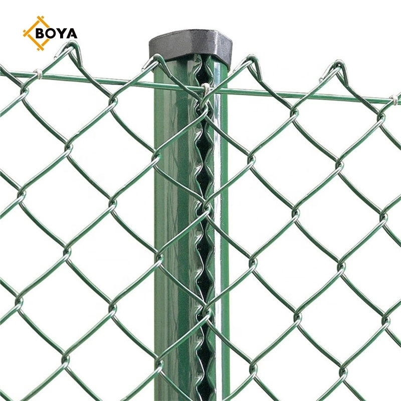 2020 New Design Strengthened PVC Coated Chain Link Fence Mesh