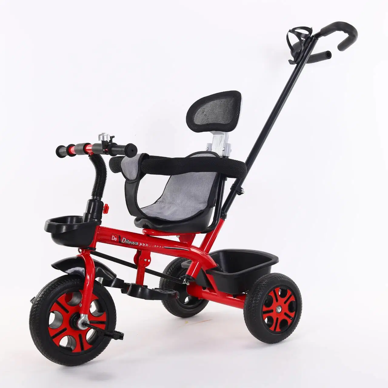 Factory Wholesale/Supplier 3 Wheels Pedal Children Tricycle Children Hand Push Tricycle Baby Walker Tricycles