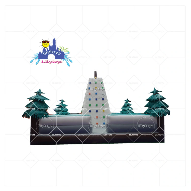 Producto Hot-Selling juguetes inflables deporte de escalada zona de juegos de color blanco para los niños