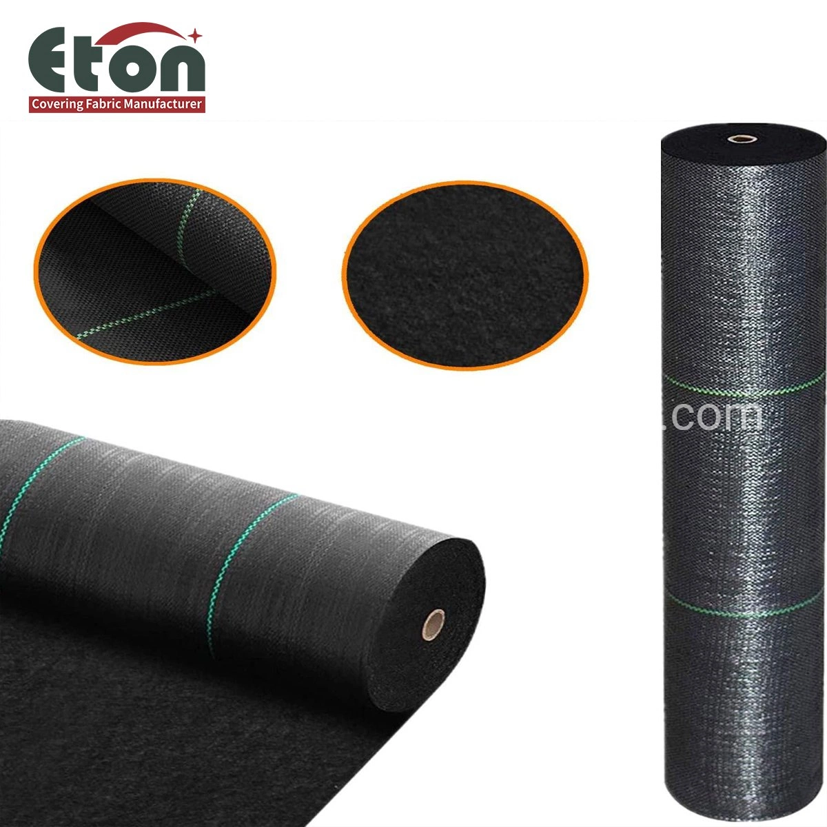 Heavy Duty PP/PE Plastic Black Garden Geotextile Landscape Weed Control Mat for Farm