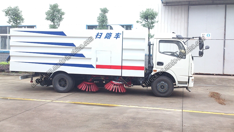 Street Sweeper Truck 4X2 Truck Mounted Sweeper Small Road Sweeping Vehicle