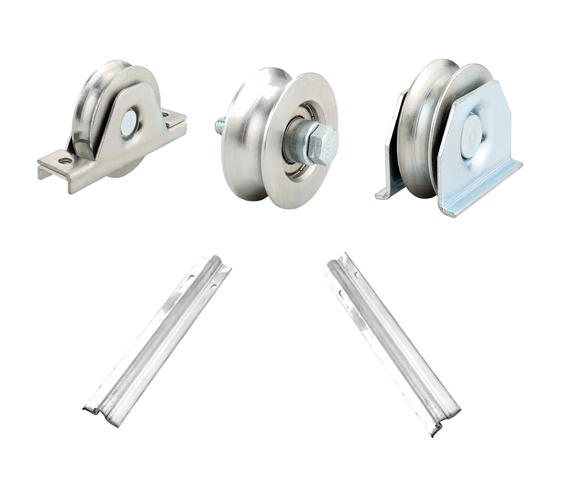 U Groove White Zinc Sliding Gate Wheel