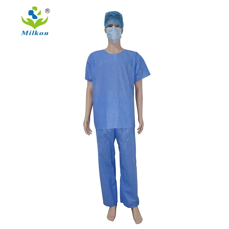 Disposable Nurse Uniforms Breathable Scrubs Suits Style Doctor Suit