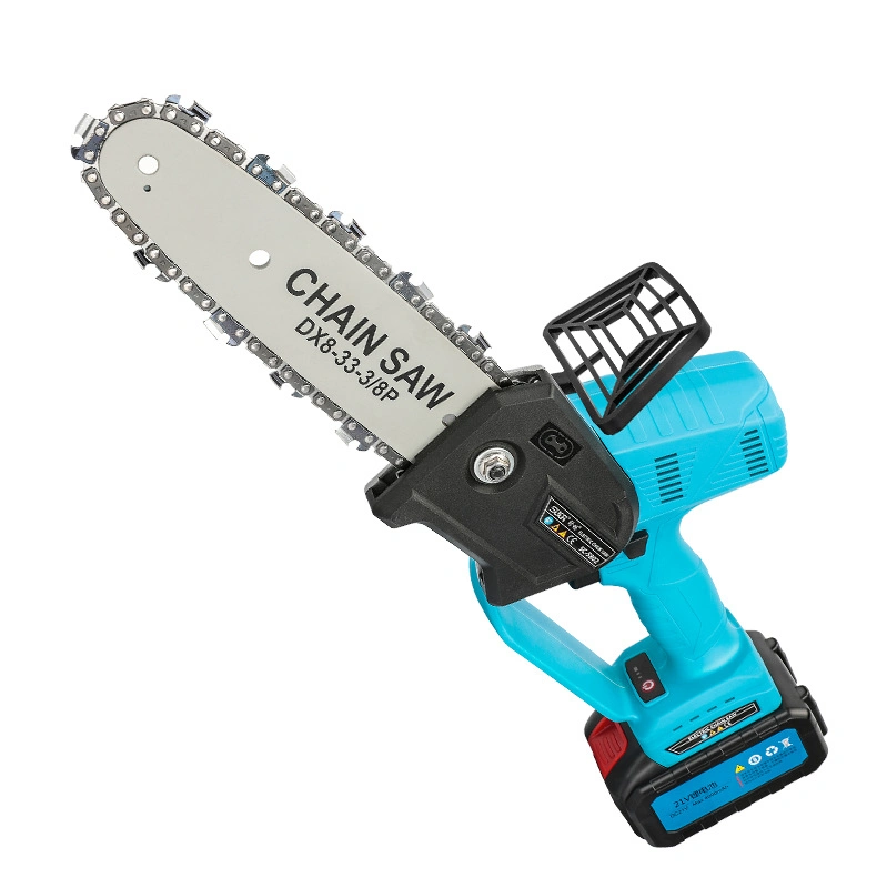 8inch Electric Chainsaw Bracket Cordless Chain Saw Wood Cutter Cutting Machine Woodworking Tools Brushless Power Tools