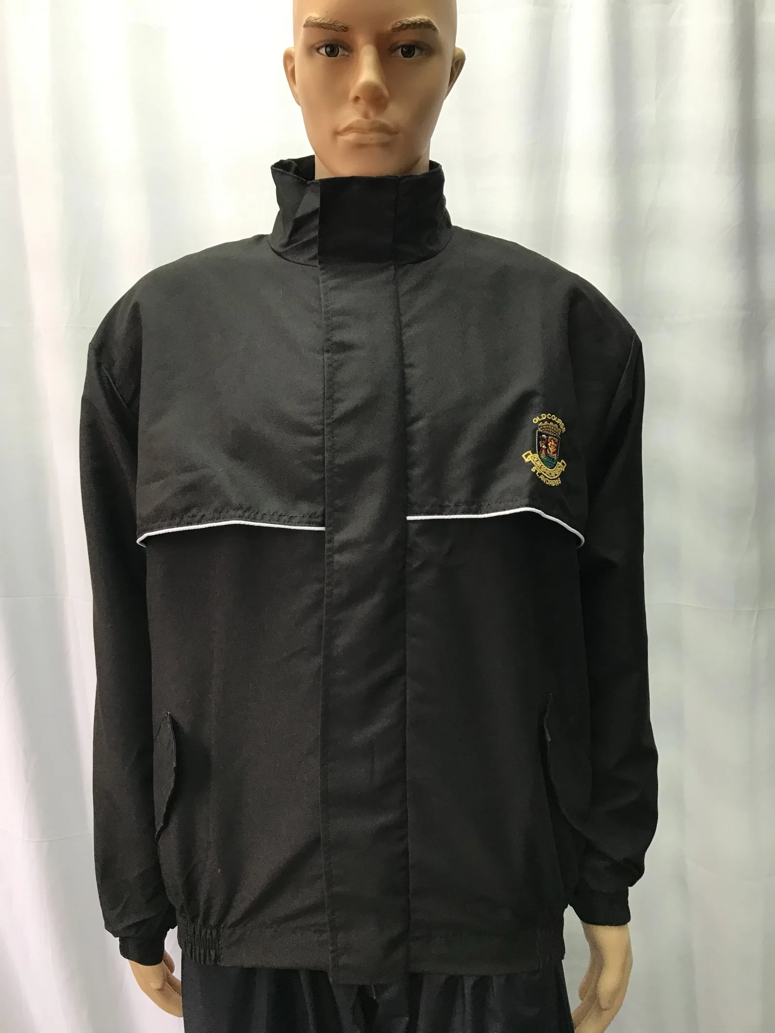 Chaquetas impermeables para hombre Outdoor Windbreaker chaqueta de golf personalizada Chaqueta deportiva con cremallera