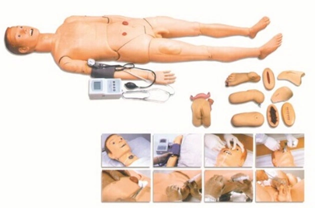 L'alimentation nasogastrique trachée mannequin de formation sur simulateur de modèle de soins de SLV-9021