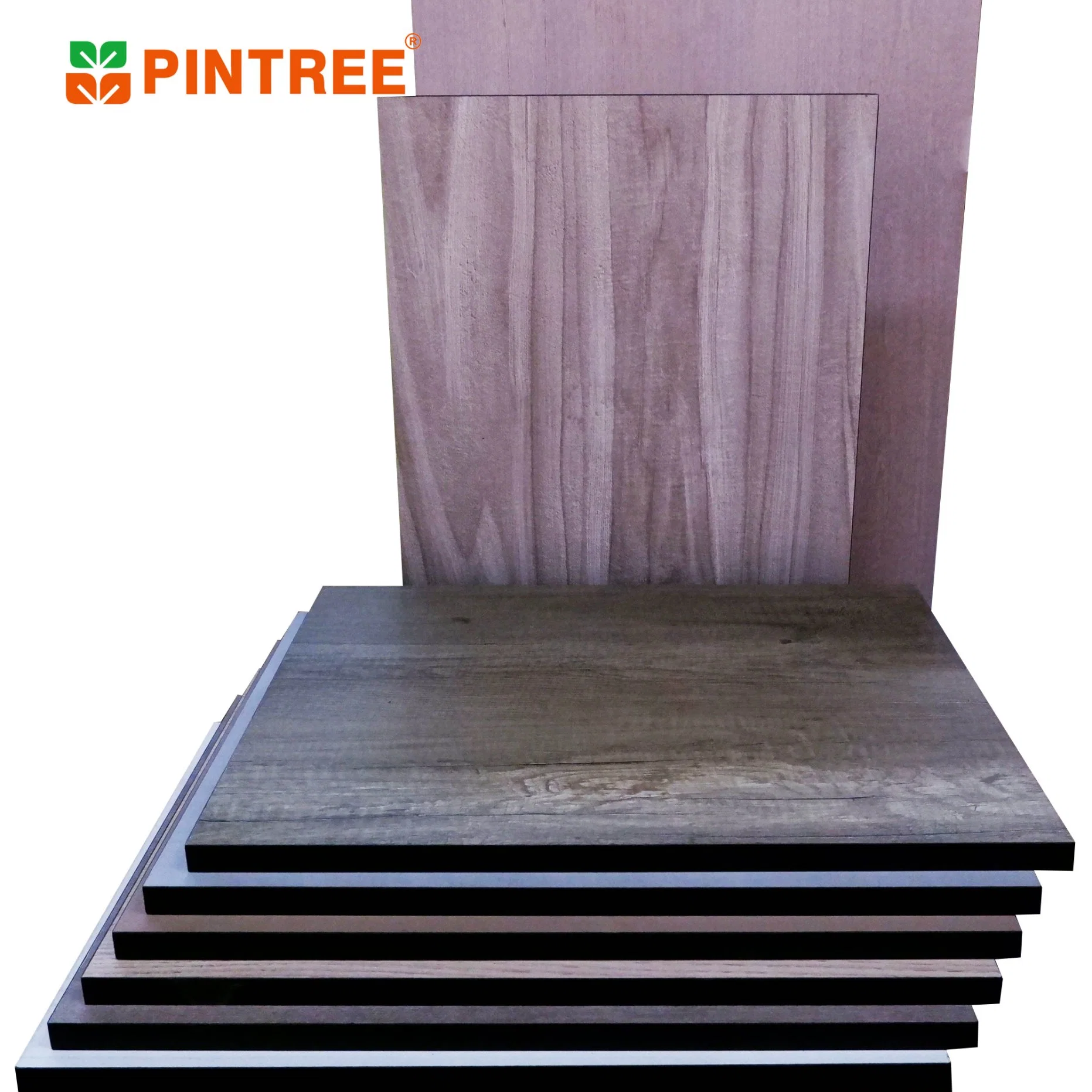 9-25mm Thickness Laminated Hardwood Melamine Plywood Sheet Timber Pine Surface