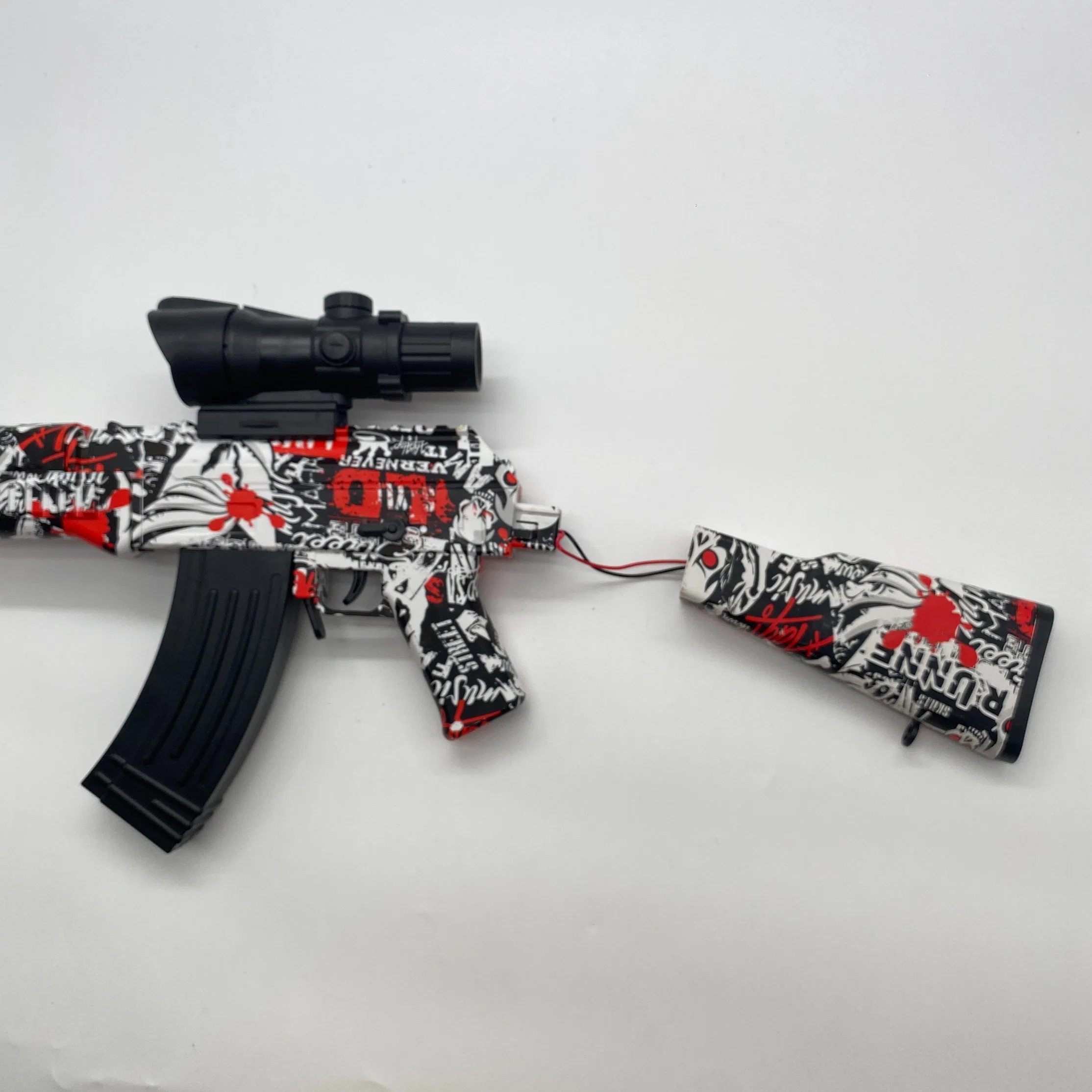 Airsoft M4, стравливался тонкой струей модель Prop пистолет Ak47 PP игрушка мяч перца электрический один из 2 Вода Пелле бомбы пистолет для детей