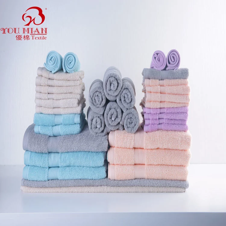 Wholesale High Quality Luxury 100% Cotton SPA Face Hand Bath Towels