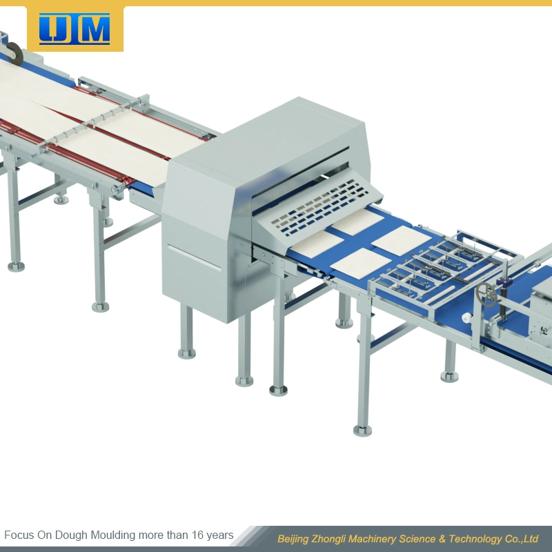 Línea de producción de baguette Toast controlada por teléfono y almohadilla