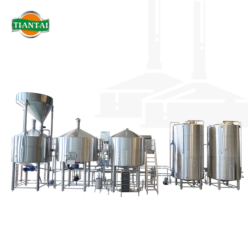 40bbl 3-Vessel Steam Heating Stainless Steel Industrial Automatic Brewery Equipment