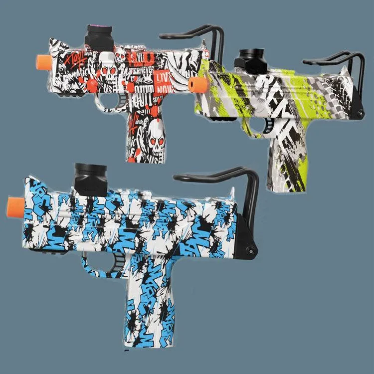 Uzi Jelly Ball Gun Factory Venta directa Gel Splat Splatter Blaster tiro M416 bola de agua Orbeezs pistola de Hidrogel