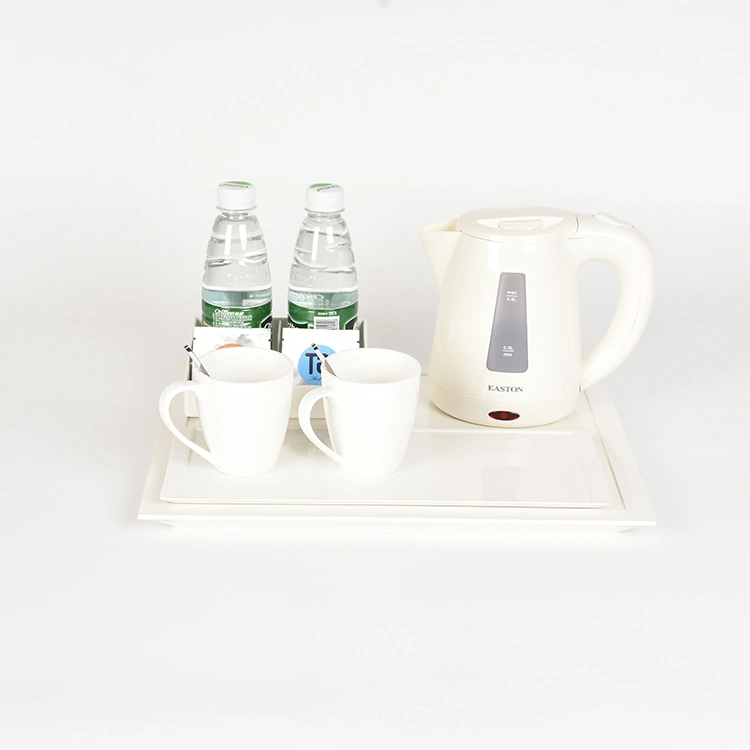 Popular Design for Hotel Kettle Sets with Melamine Tray Set