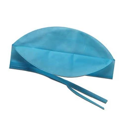 Wholesale/Supplier Surgeon Caps Disposable Non Woven Green Surgical Doctor Cap for Hospital