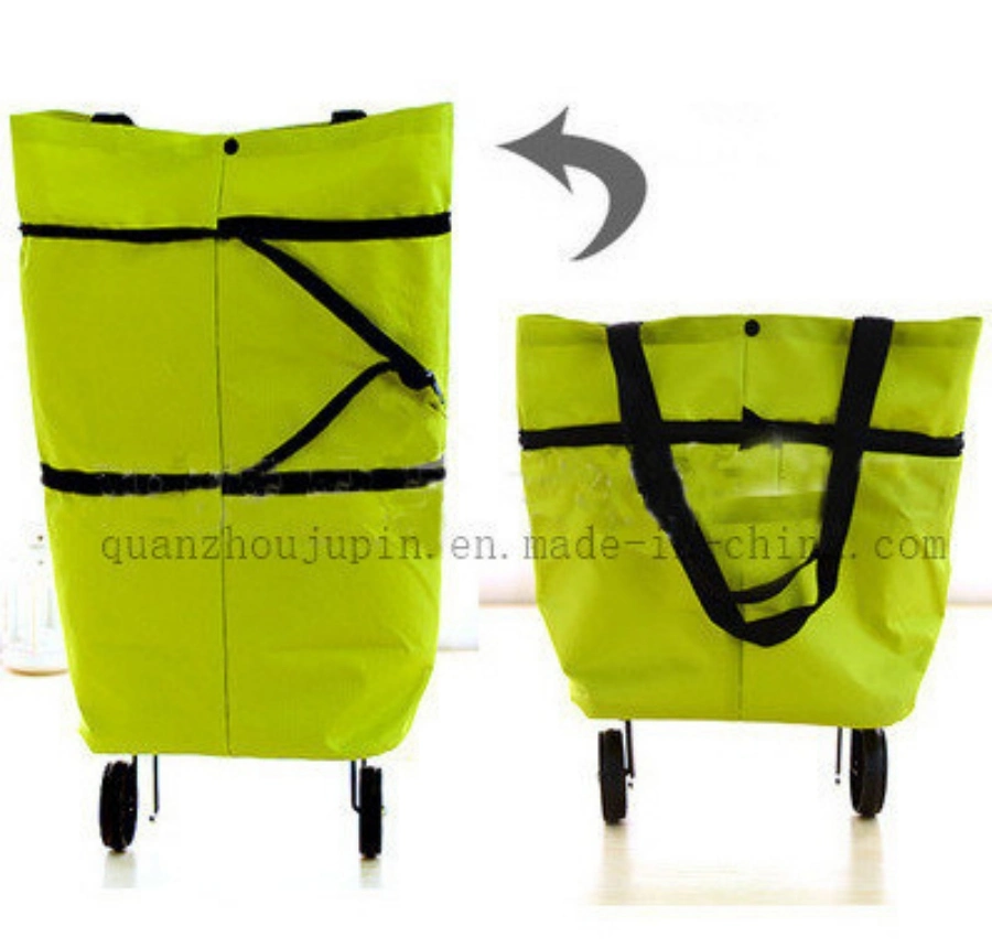 OEM Logo Fashion Travel Shopping Bag with Wheels for Promotion