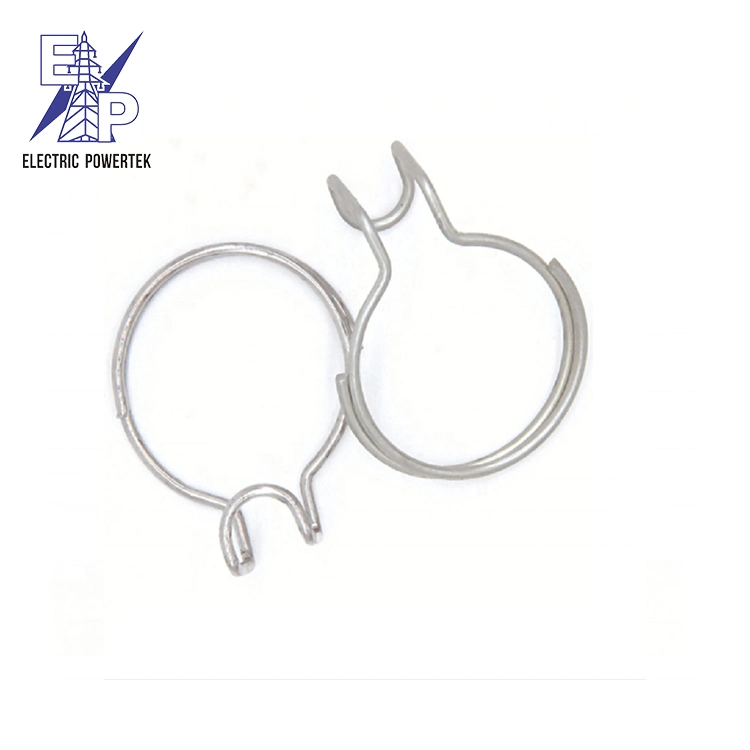 Galvanized Steel Drop Cable Management Ring for FTTH Pole Cabling