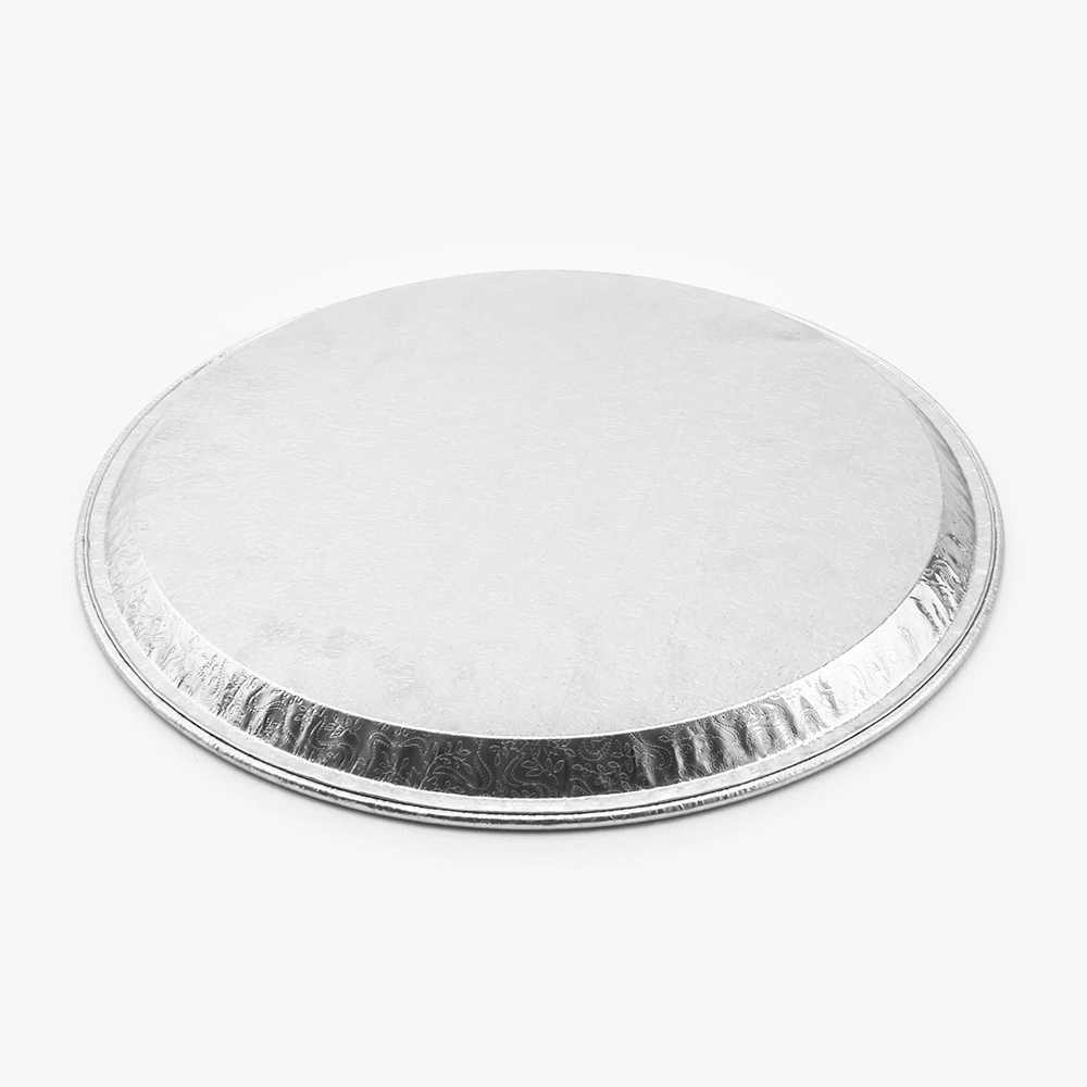 Manufacturers Wholesale/Supplier Food Grade Large Size Printed Disposable Round Aluminum Foil Food Tray Support Logo Customization