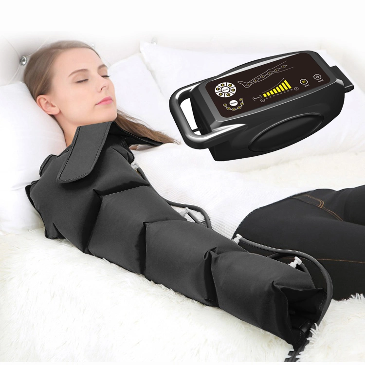 Pantalón largo de la pierna del brazo de pie de la terapia de compresión de aire Máquina Dispositivo