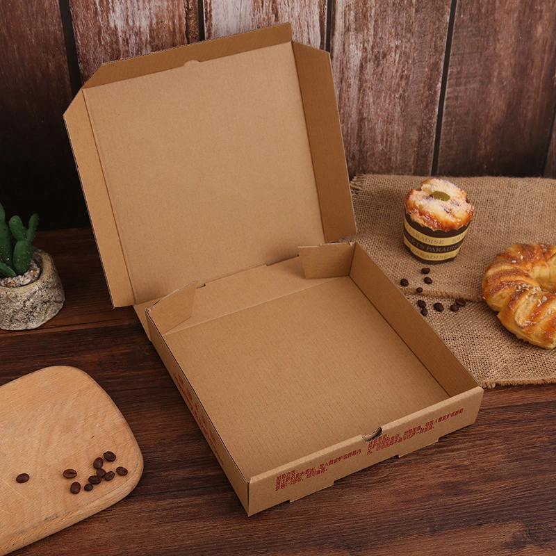 Custom Food Pizza Paper Board Pizza Carton Pizza Biodegradable Packaging Delivery Carton