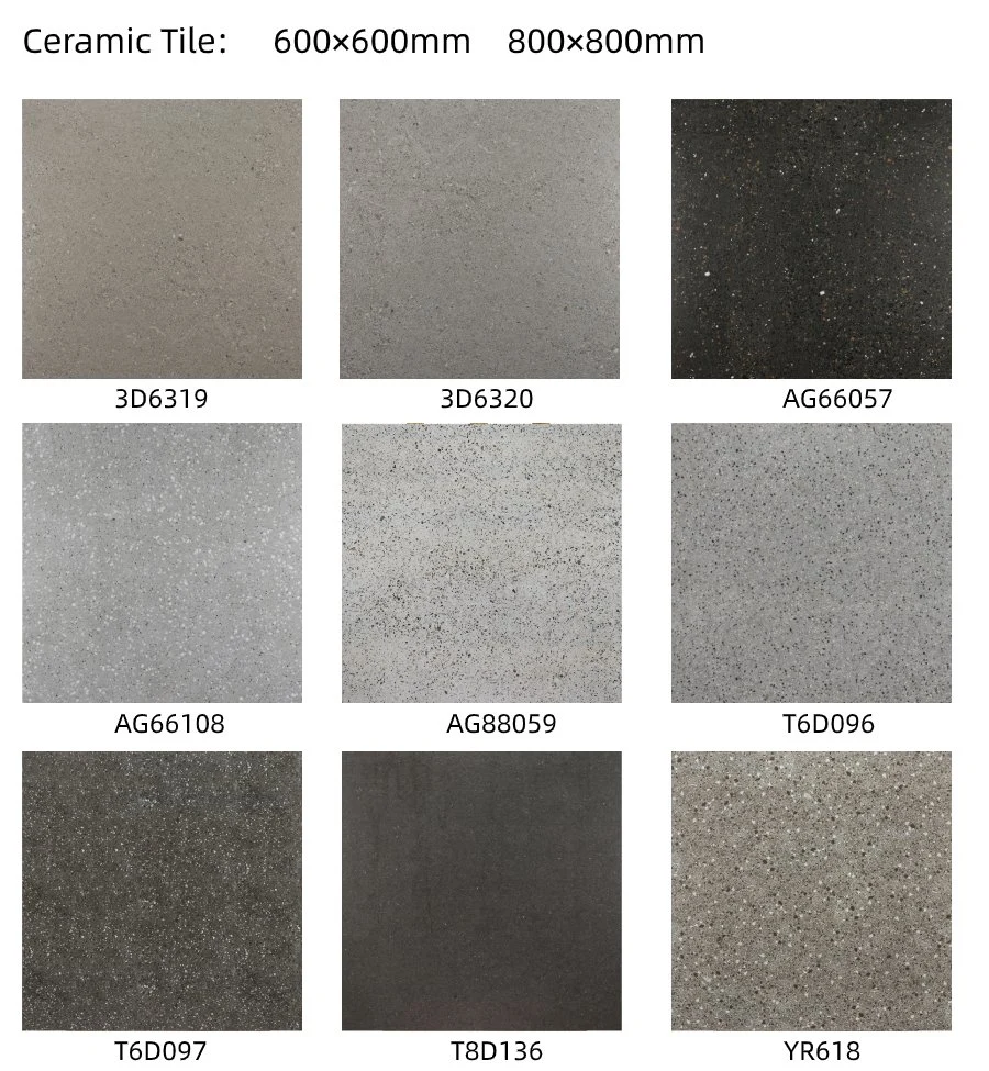 600*600 mm Outdoor Terrazzo Ceramic Granite Tile for Decoration Material