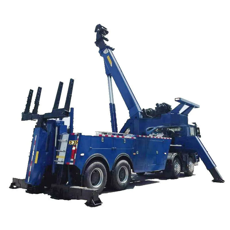 SHACMAN 30T -50Ton Rescue Recovery Rotator Wrecker Tow Truck for Breakdown Bus Trailer