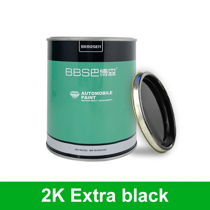 High Application Good Coverage Car Paint High Blackness Auto Paint Autocoat HS 2K Topcoat New Extra Black 203