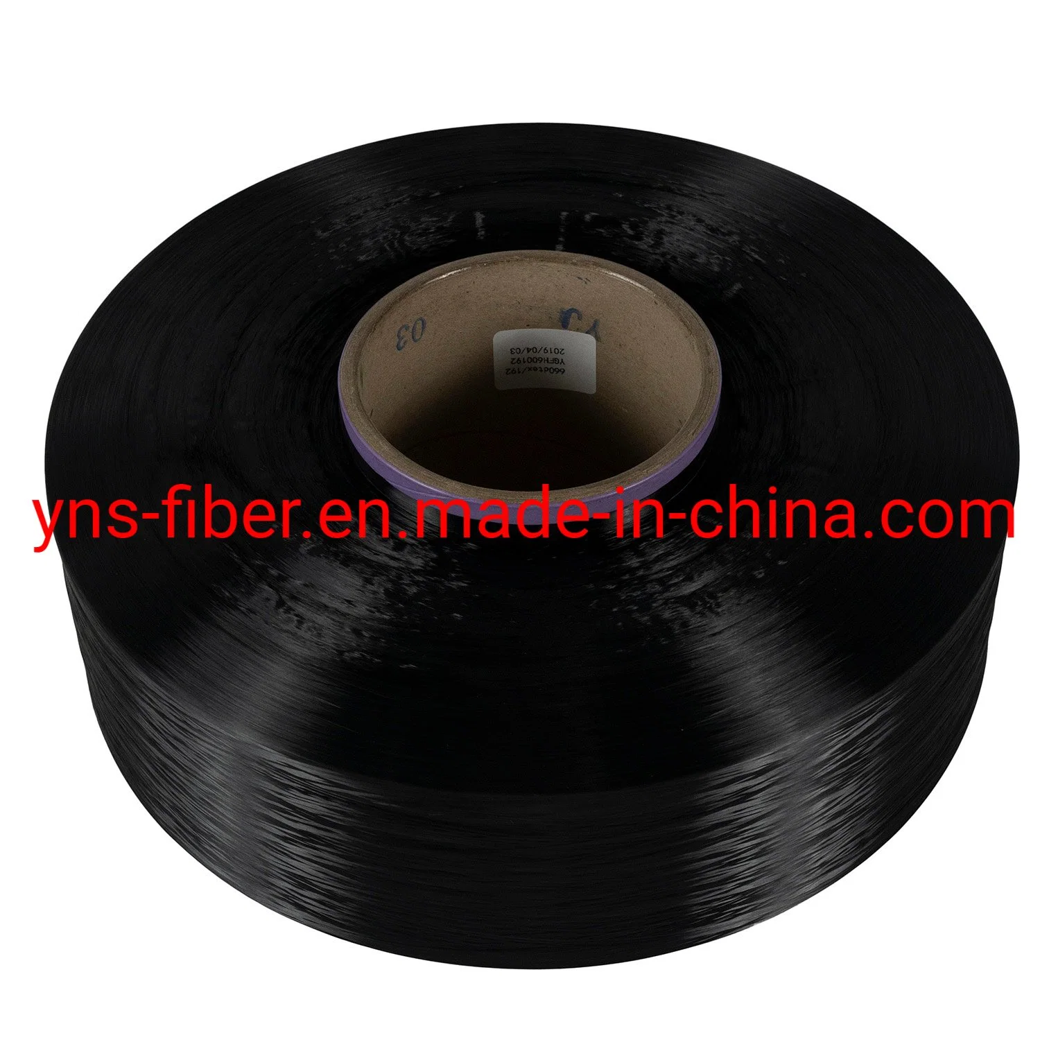100% Recycled Polyester Yarn for Weaving Fabric with Grs