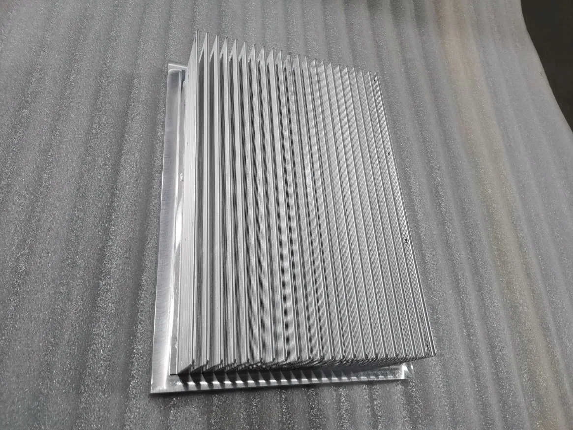 Heat Sink Aluminum Radiator Profile Aluminum Radiator Electronic Heat Sink Close Tooth Radiator Can Be Machined Open Mold Customization