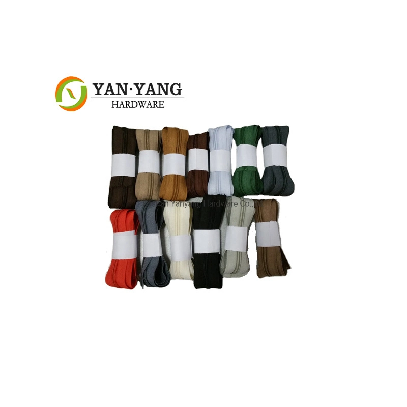 Customized Long Chain Roll Zipper No. 5 Nylon Zipper