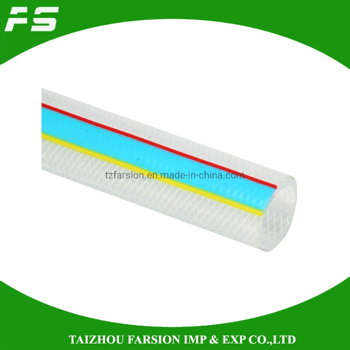 Food Grade Non Smell Plastic Fiber Reinforced Flexible Water Supply PVC Nylon Braided Hose