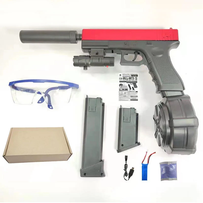 Pistola de juguete Gel Ball Blaster con balas de agua para niños Pistola de agua eléctrica 2023 Disparo de pistola de bola de salpicadura al aire libre