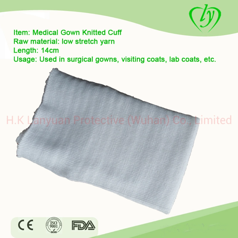 Polyester Knitted Cuff for Surgical Gown