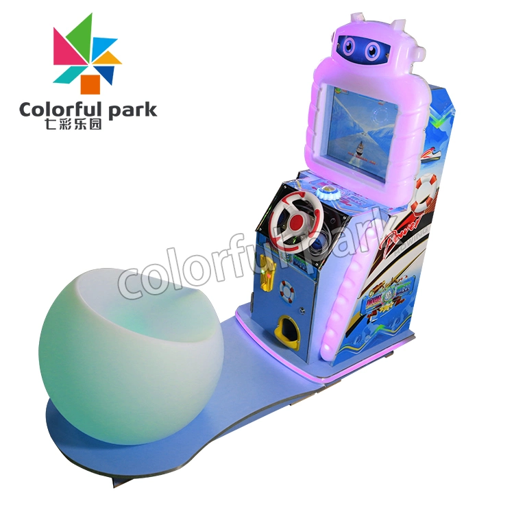 Corlorful Park Rowing Game Machine Arcade Game Machines Video Game