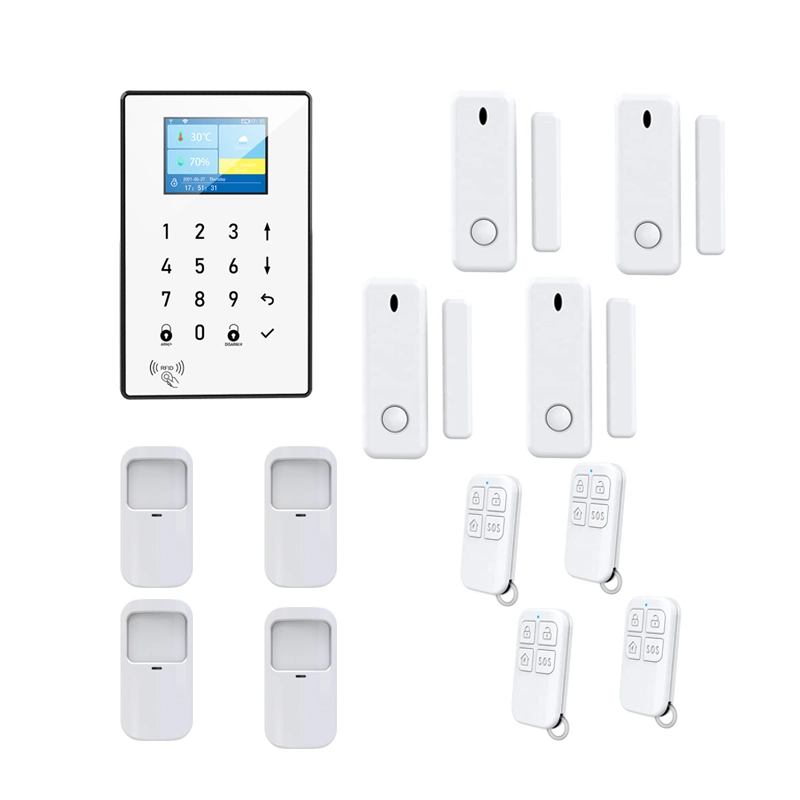 Tuya GSM WiFi Smart Home Fire Alarm System Smoke Home Security Alarm System