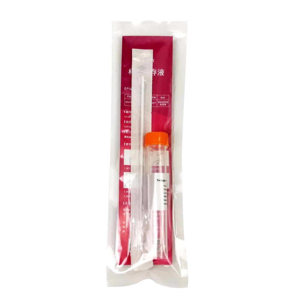 Disposable Nasopharyngeal Nasal Swab Transport Collecting Kit