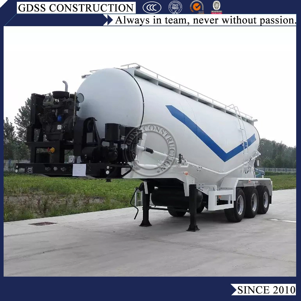 Two or Three Axles Transport Powerd Materials V Shape Tank Truck Semi Trailer