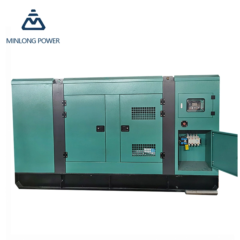 125kVA/100kw Three Phase Water Cooled Silent Soundproof Genest Automation Type Electric Generation Set