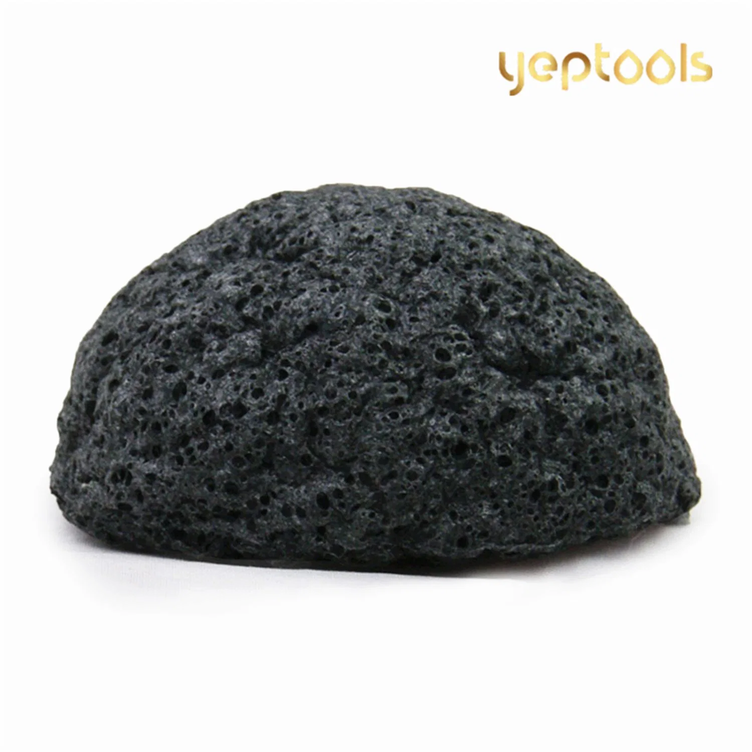 Biodegradable Konjac Sponge Half Ball Shape Good Selling Black Bamboo Charcoal