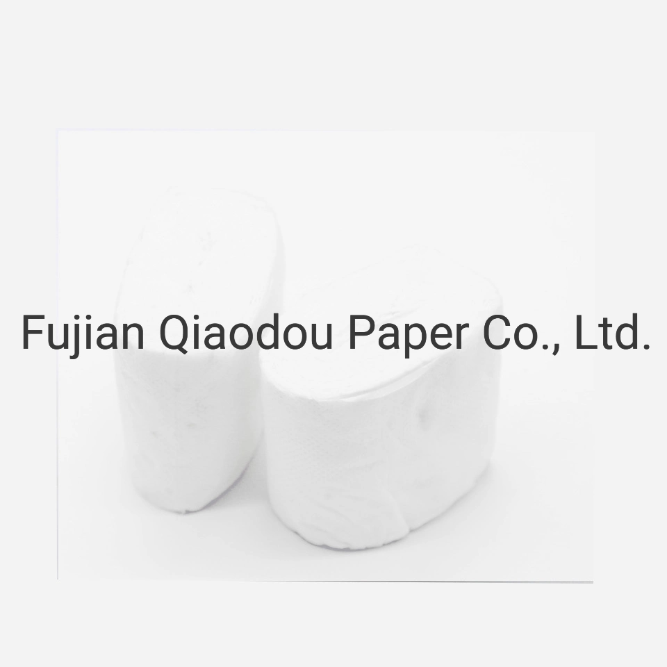OEM Qiaodou impressos com o logotipo do fabricante personalizada do rolo de papel tissue