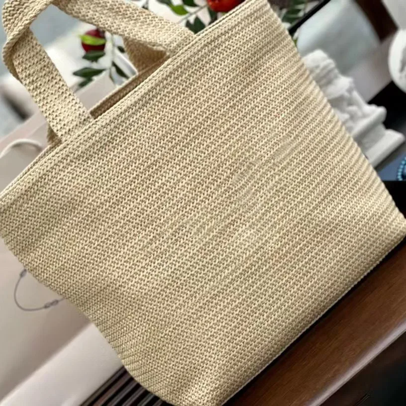 Shoulder Designer Bags Fashion Handbags Luxury Brand Woven Straw Beach Bag