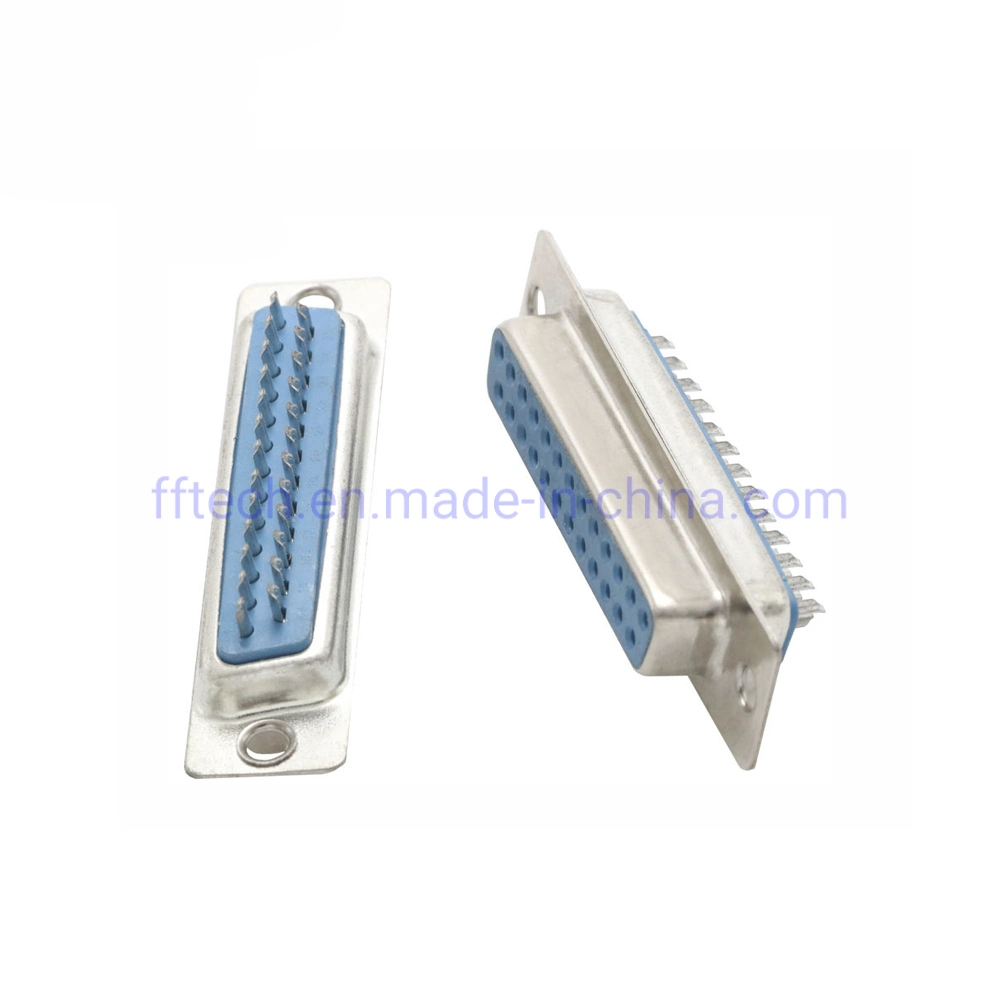 High Quality Straight Solder Cup Terminal VGA 25p 37p 44p D-SUB Dsub dB Female Connector