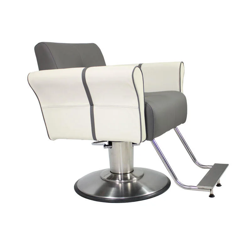 Cómoda y elegante equipamiento de alta calidad salón de peluquería belleza silla con pedal Barber shop