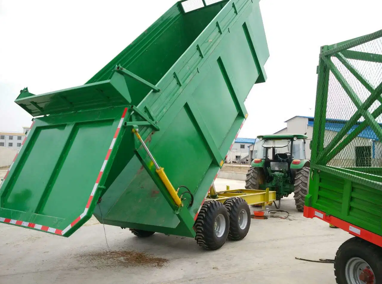 Nueva Agricultura remolque montado en tractor /Camping Caja de remolque remolque/Granja de servicios públicos Remolque